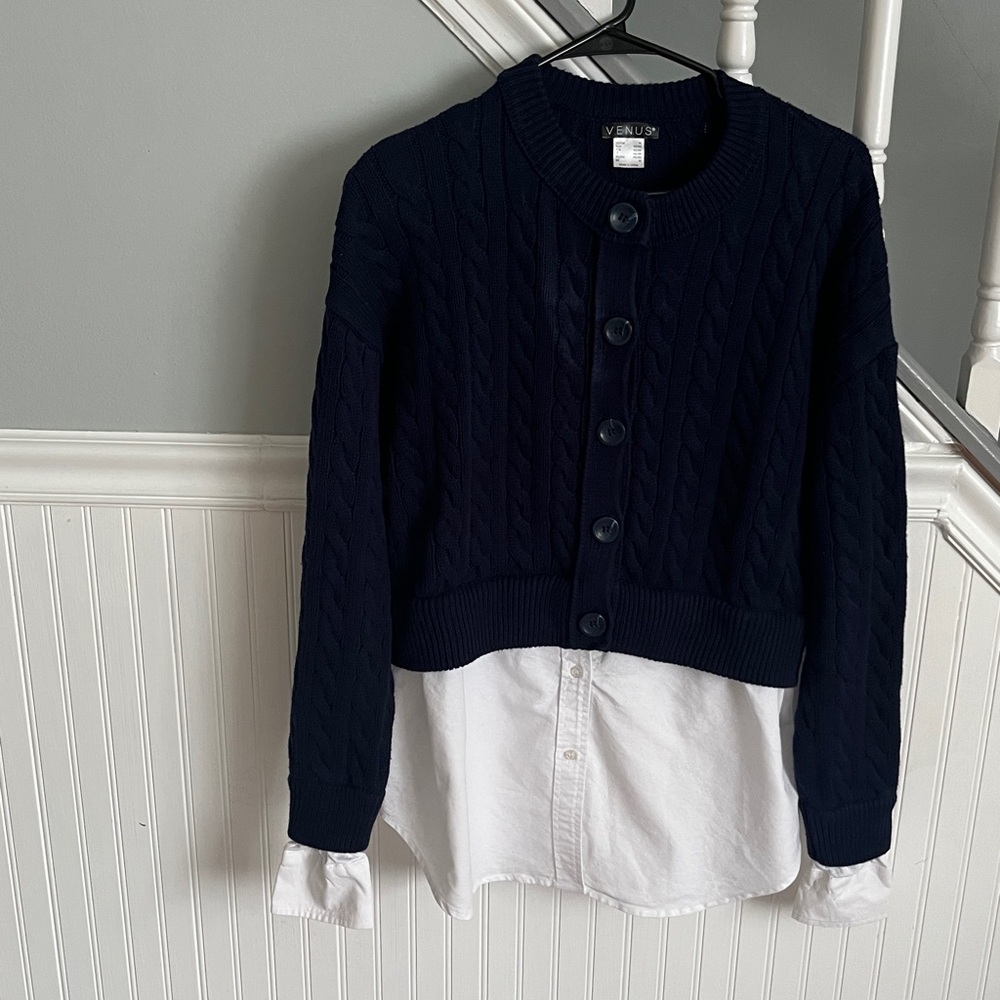 VENUS Deep Blue Knitwear